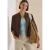 Effen blouson met ritssluiting