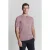 No Excess Pullover Short Sleeve Polo Zip Solid Mauve