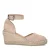 Manfield – Dames – Beige suède sleehakken –
