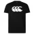 Canterbury Herenlogo T-Shirt (Zwart/Wit)