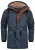 INDICODE JEANS Winterjas ‘Gillespie’  donkerblauw