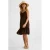 BEACHWAVE crinkle strandjurk donkerbruin