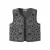 Mango Kids gebloemde gilet met borduursels – grijs