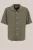 WE Fashion – Heren relaxed fit gebreid overhemd – Relaxed Fit – Olijfgroen –