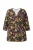 Ulla Popken Blouse  geel / olijfgroen / lila / zwart