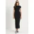 Slim Fit Crew Neck Maxi Jurk