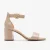 Ezoria Mae Patent Sandalen in Sandkleur