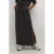 Kaffe maxi rok antraciet
