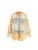 Desigual Blouse  blauw / lichtblauw / curry / offwhite