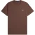 Fred Perry Brick Brown Maroon T-shirt