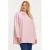 YOEK blouse met krijtstreep roze broderie