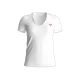 Dames-T-shirt met v-hals Guess Mini Triangle