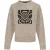 Biba Jacquard feesttrui voor dames (Beige/Zwart)