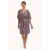 Cyell strandtuniek zwart/ecru/roze