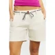 Protest slim regular waist chino short ecru