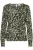 Blouse met lange mouwen Regular fit Brown/Green LeoPrint leopard