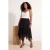 Trendyol Curve Dames Zwart Effen Midi Asymmetrisch Grote maten Rokken