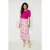 Fabienne Chapot Laurie Skirt Hot Pink/cream White