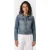 Summum Woman Basic Denim Jacket Twill Stretch Denim Light Denim