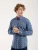 7Camicie Zakelijk overhemd ‘Sport Poplin Stretch Man Shirt Blue Yellow’  blauw
