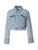 Cropped Denim Jacket Wo – Light Blue Jackets