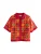 Next Gebreid vest  groen / oranje / rood