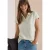 Cecil Dames Poloshirt met korte mouwen en gestreept patroon in Groen