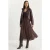 Hoog-Waisted A-Lijn Chiffon Maxi Rok