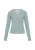 Usha Gebreid vest ‘Casual’  lichtgroen