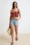TRENDYOLMİLLA Dames Bruin Effen Mouwloos Regular fit Blouses
