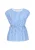 Usha Blouse  blauw / wit