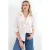 Satin Lange Mouwen Knop-Up Shirt