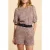 ICode Red Decorative Tweed-style Shorts