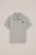 WE Fashion – Jongens polo met embroidery – Regular fit – Lichtgrijs gemeleerd – Katoen –