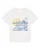 Watapparel Shirt ‘Santorini Sunset Club’  blauw / geel / wit