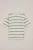 WE Fashion – Jongens T-shirt met strepen – Oversized – Groen – Katoen –