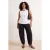 Trendyol Curve Dames Wit Effen Mouwloos Getailleerd Grote maten Blouses