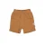 BESS regular waist casual short bruin met textuur