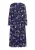 usha Jurk Dames Blauw Veelkleurig