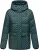 Ragwear Functionele jas ‘Wikesh’  petrol / zwart
