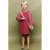 Mango Kids gebloemde overgooier met borduursels – rood