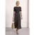 Midi-jurk met geplooide rok en print