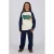 Vingino oversized longsleeve met print – donkerblauw