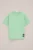 WE Fashion – Jongens T-shirt met patch – Oversized – Felgroen – Katoen –