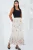 Geprinte Maxi Rok met Bloemenmotief