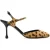Geprinte Kalfshaar Pixie Pumps