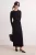 Trendyol Modest Dames Zwart Effen Maxi Lang A-lijn Modest Jurken