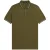 Fred Perry bruin donkergroen poloshirt met dubbele getipte kraag