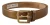 Dolce & Gabbana Bronzen Kalfskleren Gouden Logo Taillegesp Riem