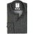 R2 knitted overhemd donkergroen patroon